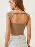 'Petra' Cap Sleeve Crop Top - Celes Fashion